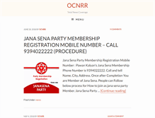 Tablet Screenshot of ocnrr.com